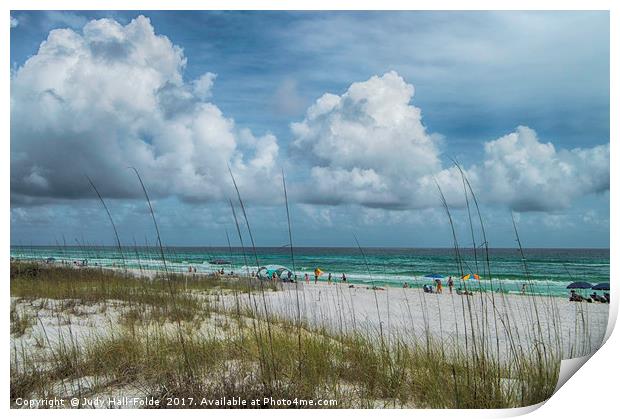 Beyond the Dunes Print by Judy Hall-Folde