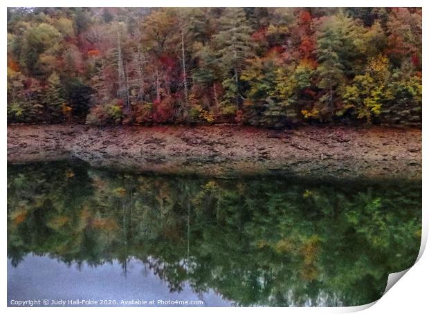 River Reflections Print by Judy Hall-Folde