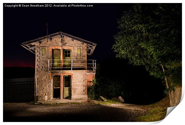 Old Telephone Exchange Print by Sean Needham