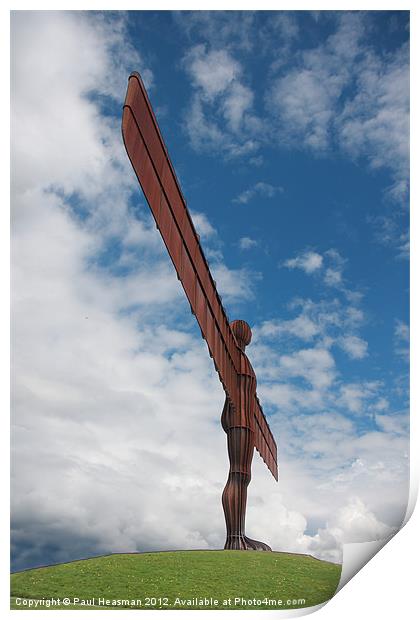 Angel of the North Gateshead Print by P H
