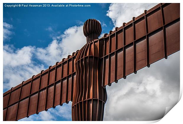 Angel of the North Print by P H