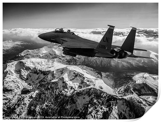 F-15E Strike Eagle Print by P H