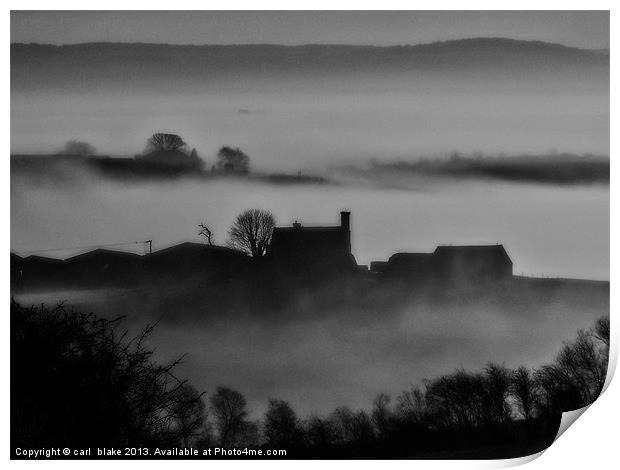 fog bound Print by carl blake