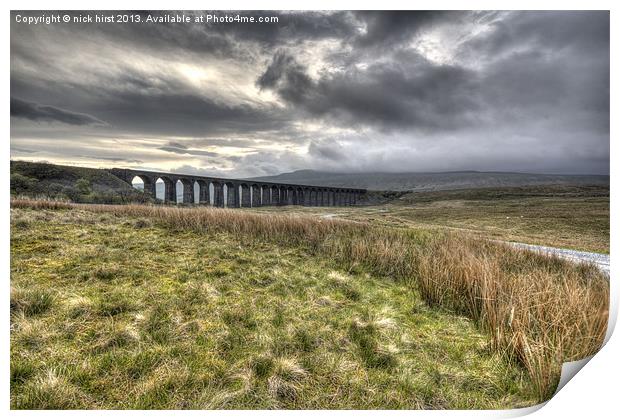 Ribblehead Viaduct Print by nick hirst