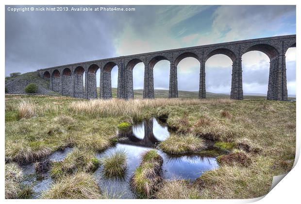 Ribblehead Viaduct Print by nick hirst