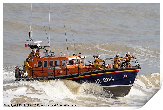 Mersey Class Lifeboat, ALB. Print by Digitalshot Photography