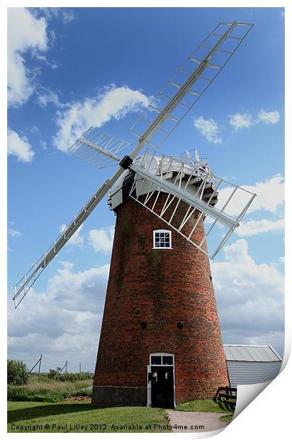 Horsey Windpump/Wind Mill,Horsey,Norfolk,UK Print by Digitalshot Photography