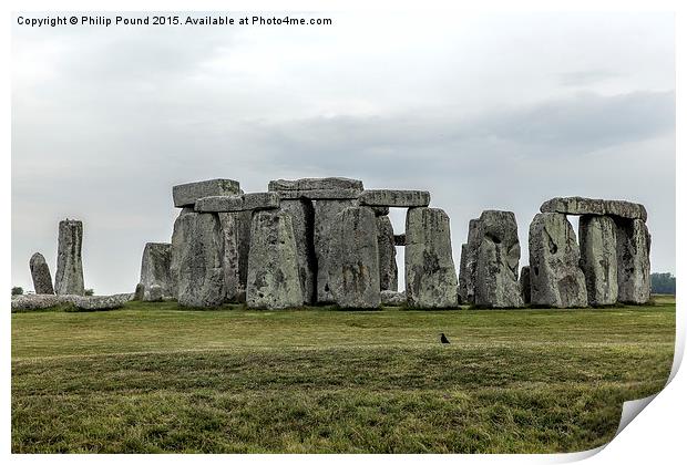 Stonehenge  Print by Philip Pound