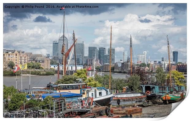Docklands Print by Philip Pound