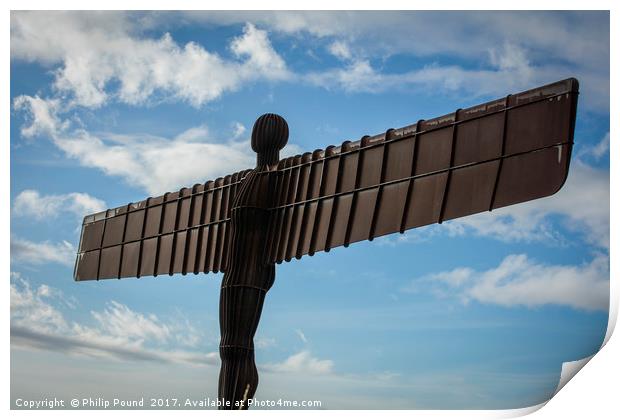 Angel of the North Sculpture Print by Philip Pound
