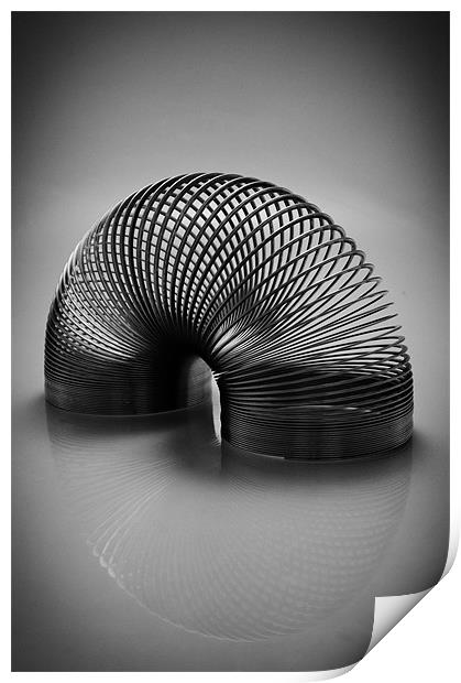 Slinky Print by mike Davies