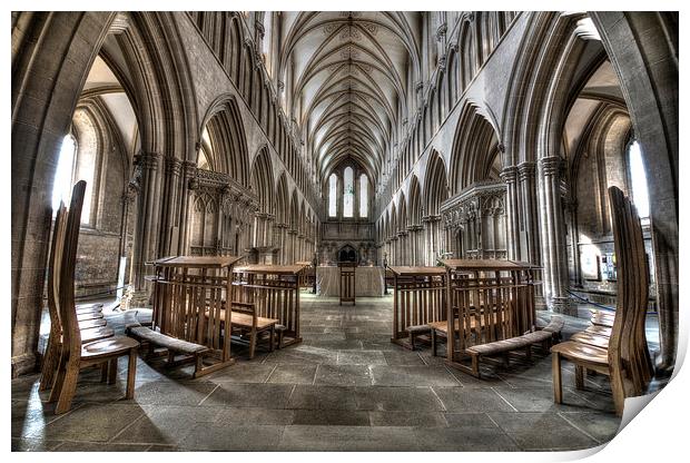  The Cathedral Print by mike Davies