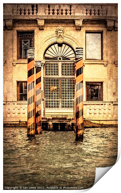 A Venetian Doorway Print by Ian Lewis
