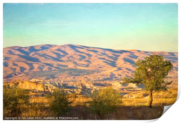 A view over Cappadocia Print by Ian Lewis