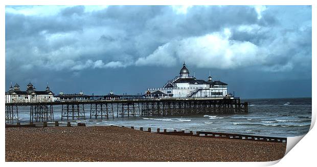 The Pier at Eastbourne, Sussex Print by Ian Lewis