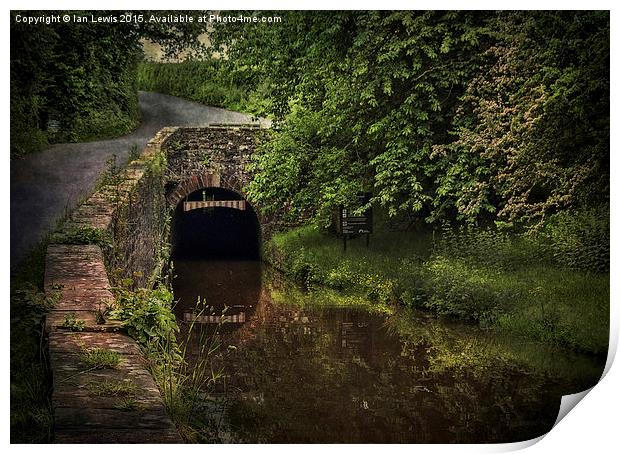  Entrance To The Ashford Tunnel Print by Ian Lewis