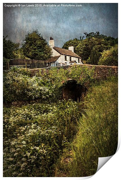  The Lock Keepers Cottage Print by Ian Lewis