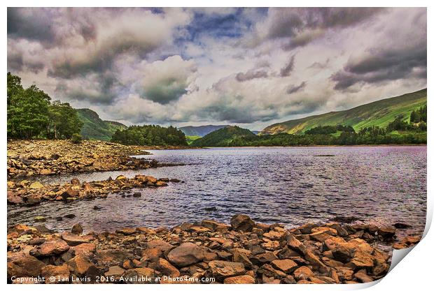 Thirlmere Looking North Print by Ian Lewis