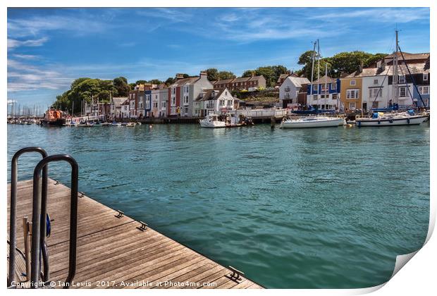 Weymouth Harbour Print by Ian Lewis
