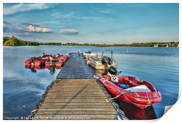 Landing Stage Print by Ian Lewis