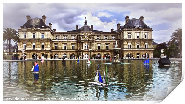 Palais du Luxembourg, Paris Print by Ian Lewis