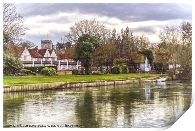 Sonning-on-Thames Print by Ian Lewis