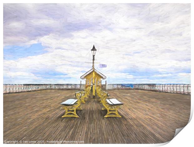 The Pier At Penarth Print by Ian Lewis