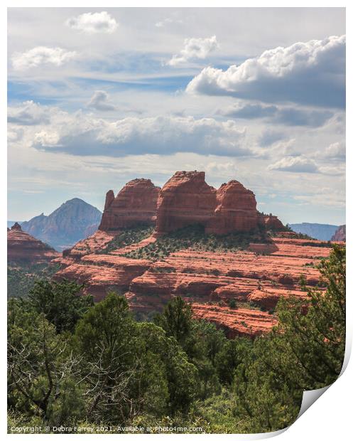 Sedona Print by Debra Farrey