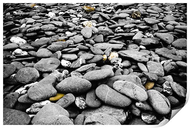 Pebbles Print by keith sutton