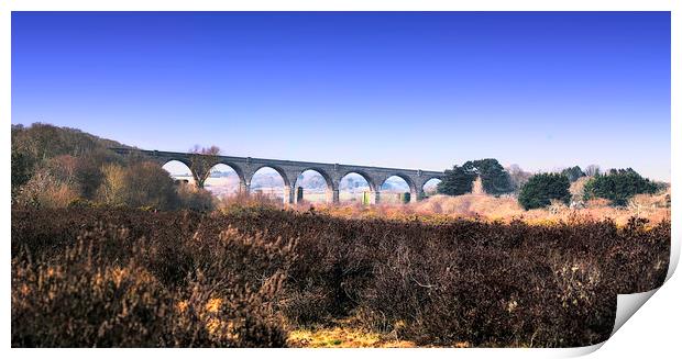  Carnon viaduct Print by keith sutton