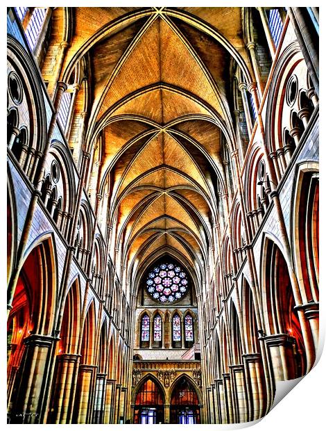 truro cathedral Print by keith sutton