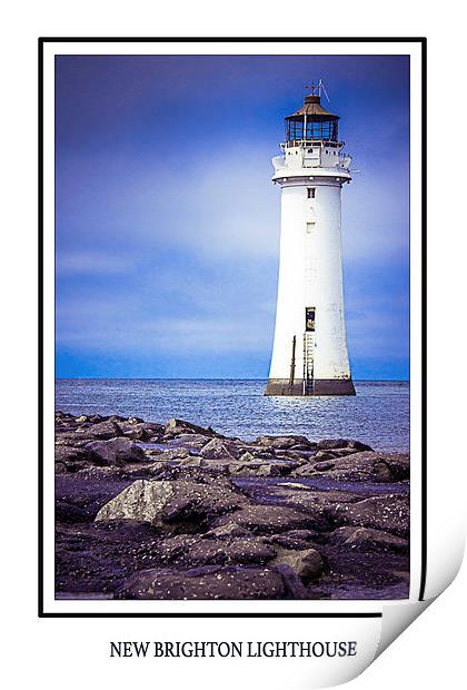 New Brighton Lighthouse Print by Dave Cullen
