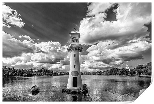  Roath park lake Print by Andrew Richards