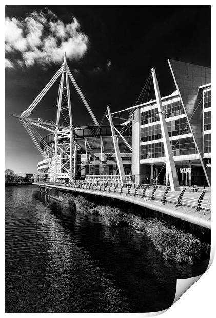 The Principality Stadium  Print by Andrew Richards