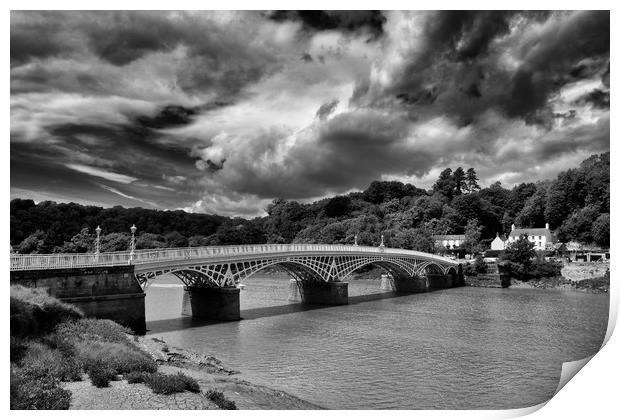 River Wye Bridge Print by Andrew Richards