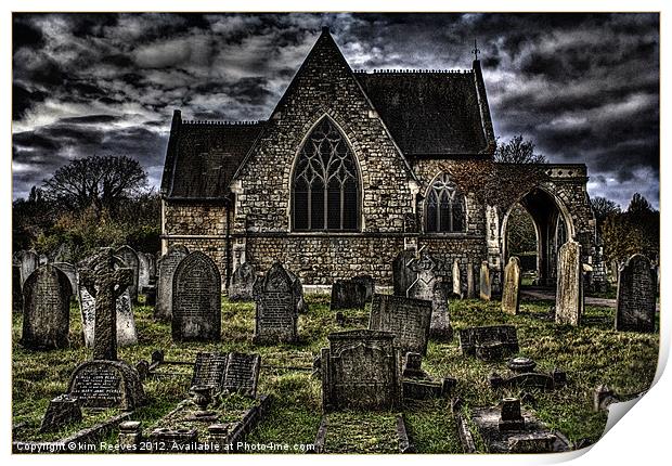 Ladywell Chapel Print by kim Reeves