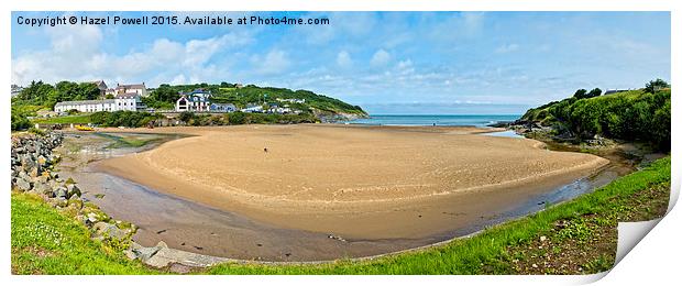  Aberporth Print by Hazel Powell