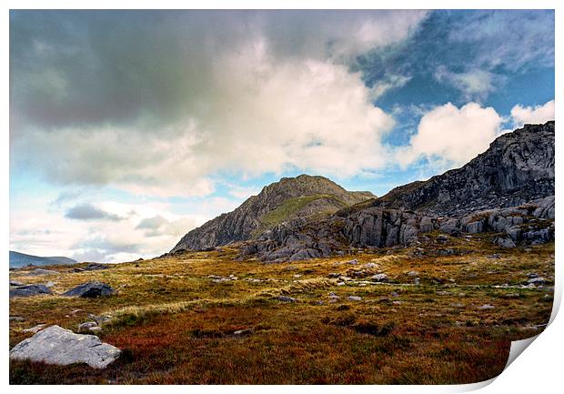 Tryfan Print by carl barbour canvas