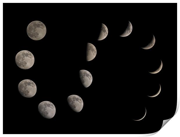 Supermoon Print by mark humpage