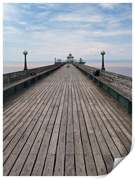 Clevedon Pier, Somerset Print by mark humpage