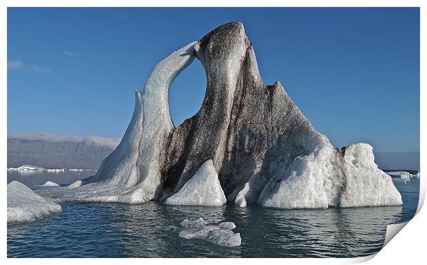 Iceberg Kiss Print by mark humpage