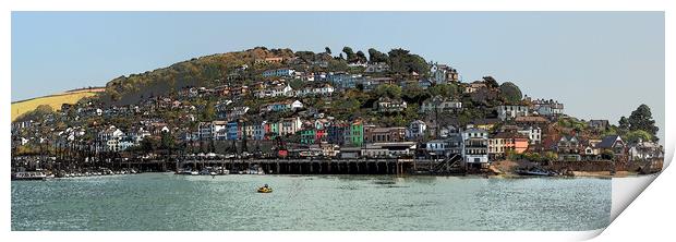 Kingswear harbour from Dartmouth Print by mark humpage