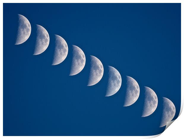 Crescent Moon Multiple Print by mark humpage
