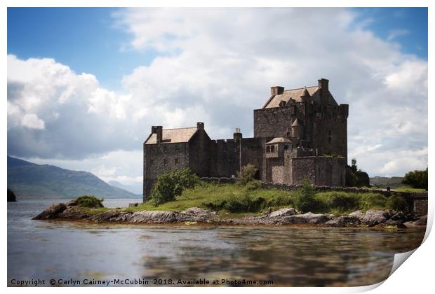 Eilean Donan Castle Print by Carlyn Cairney-McCubb