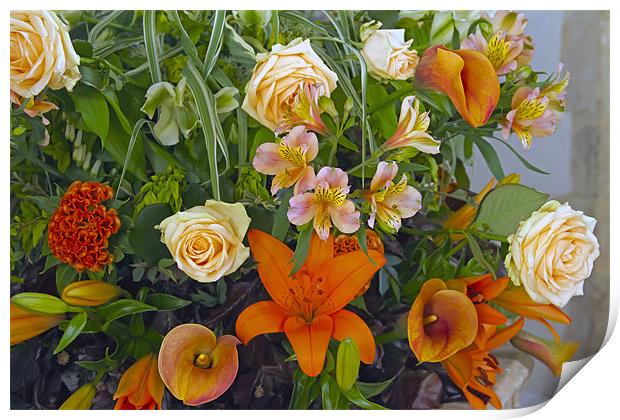 Floral Display 1 Print by Bill Simpson
