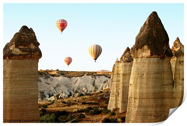 Ballooning In The Valley of Love Print by Carole-Anne Fooks