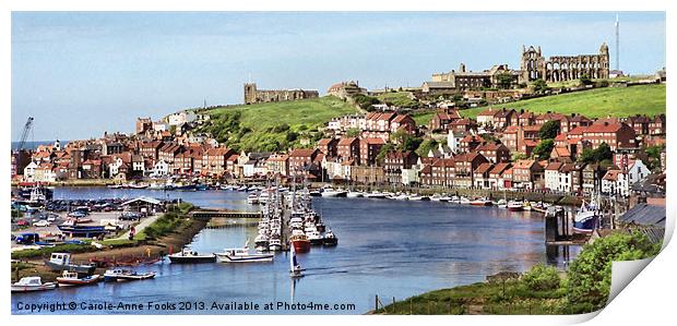 Whitbey Panorama Print by Carole-Anne Fooks