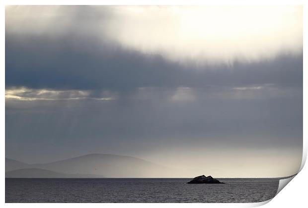 Approaching Carcass Island in The Falklands Print by Carole-Anne Fooks