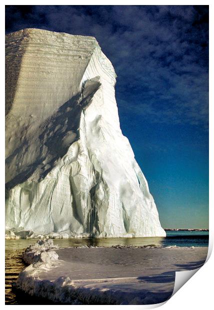 Magnificant Iceberg, Cape Roget, Antarctica Print by Carole-Anne Fooks