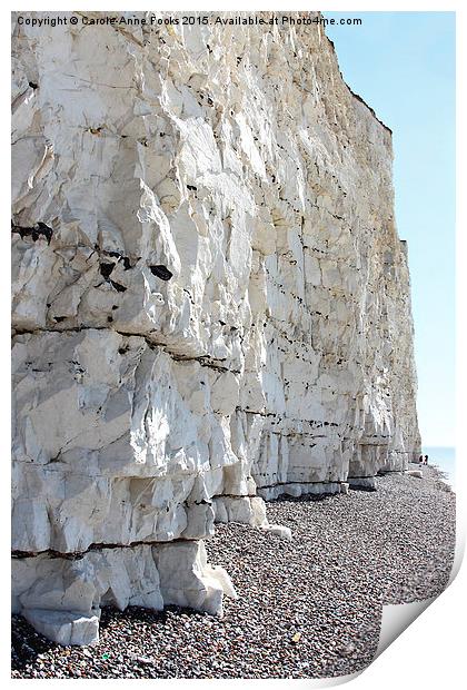    Seven Sisters At Birling Gap Print by Carole-Anne Fooks
